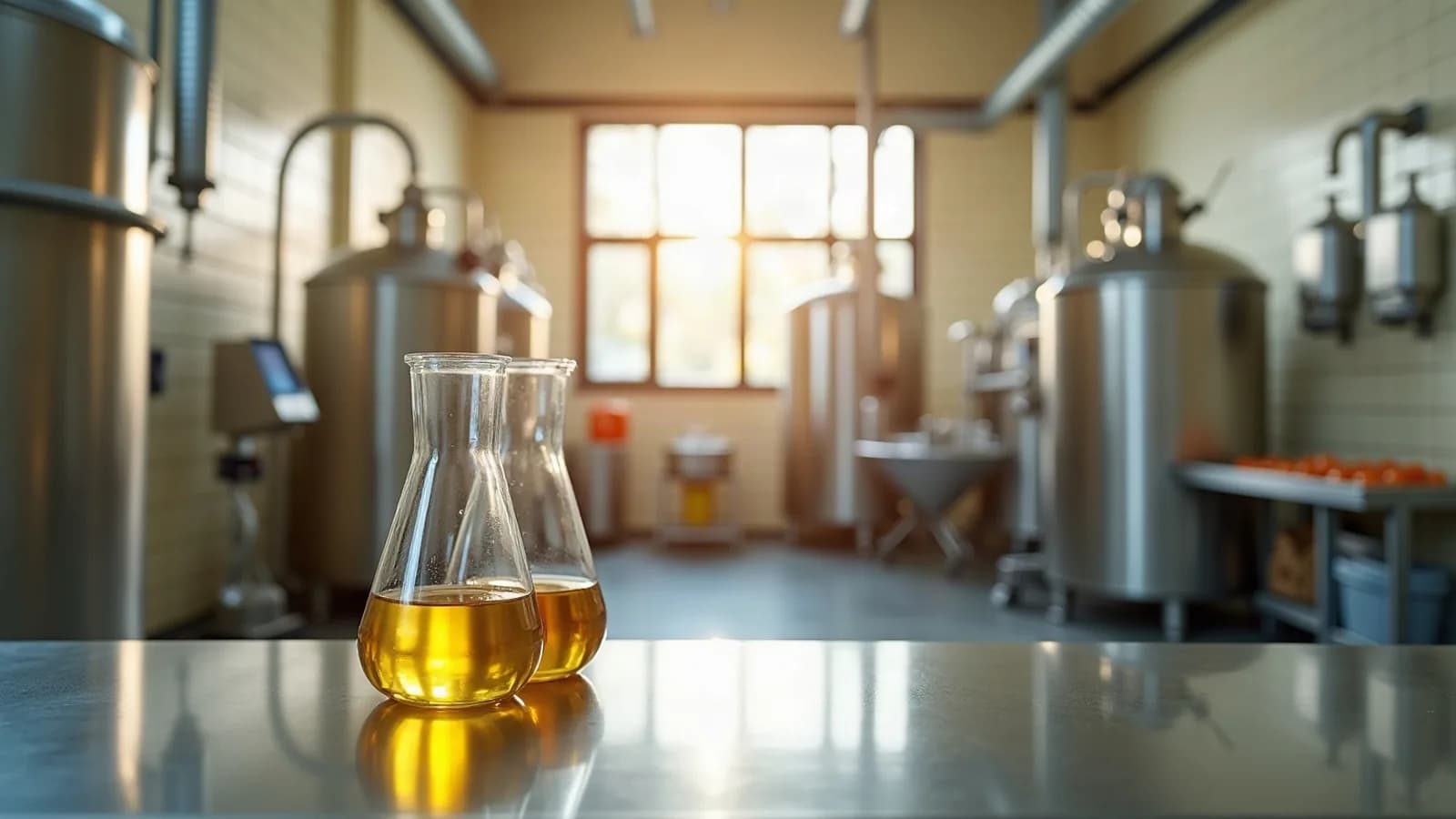 Edible oil refining and bulk food-ingredient supply facility